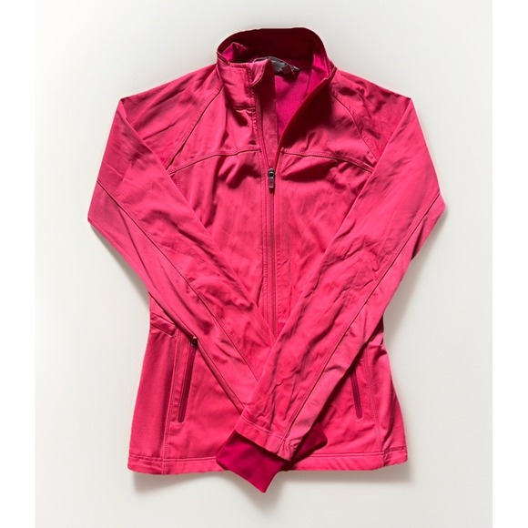 Athleta Pants - Athleta‎ Womens sz XXS Coral Half Mile Full Zip Athletic Jacket Back dye cut